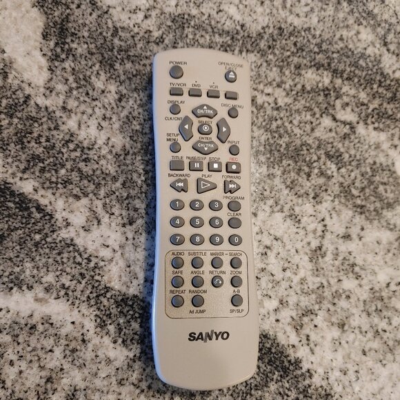 Original Sanyo Remote Control N7 HS3-4 TV / VCR - Gray - Picture 8 of 8